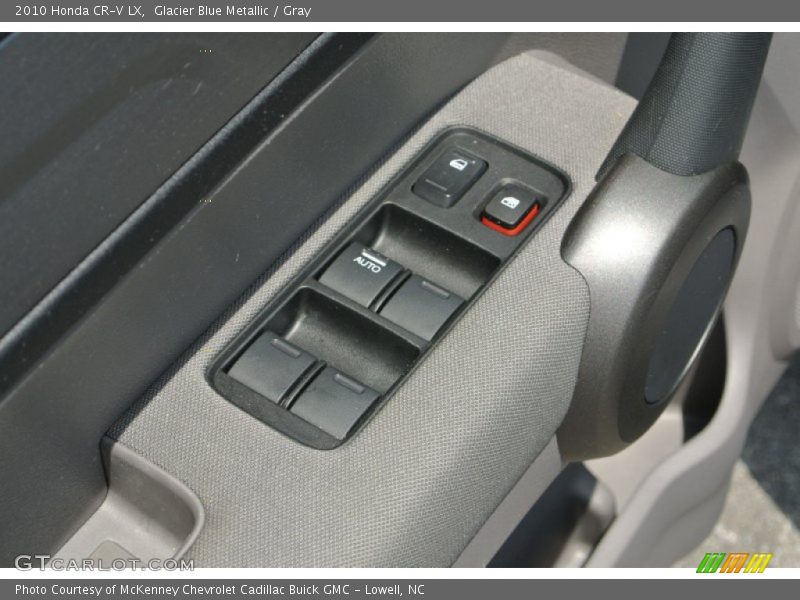 Glacier Blue Metallic / Gray 2010 Honda CR-V LX
