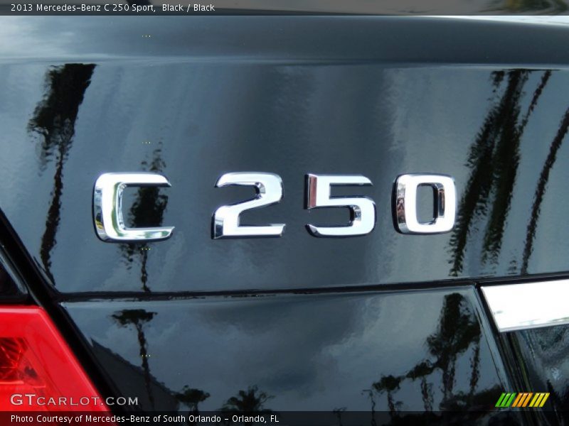 Black / Black 2013 Mercedes-Benz C 250 Sport