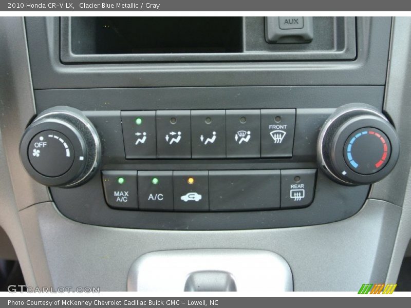 Controls of 2010 CR-V LX