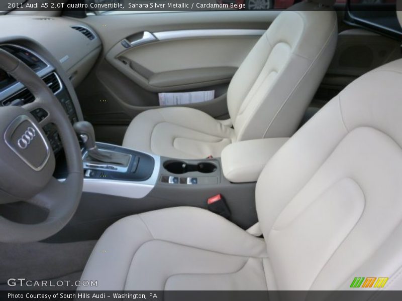 Front Seat of 2011 A5 2.0T quattro Convertible