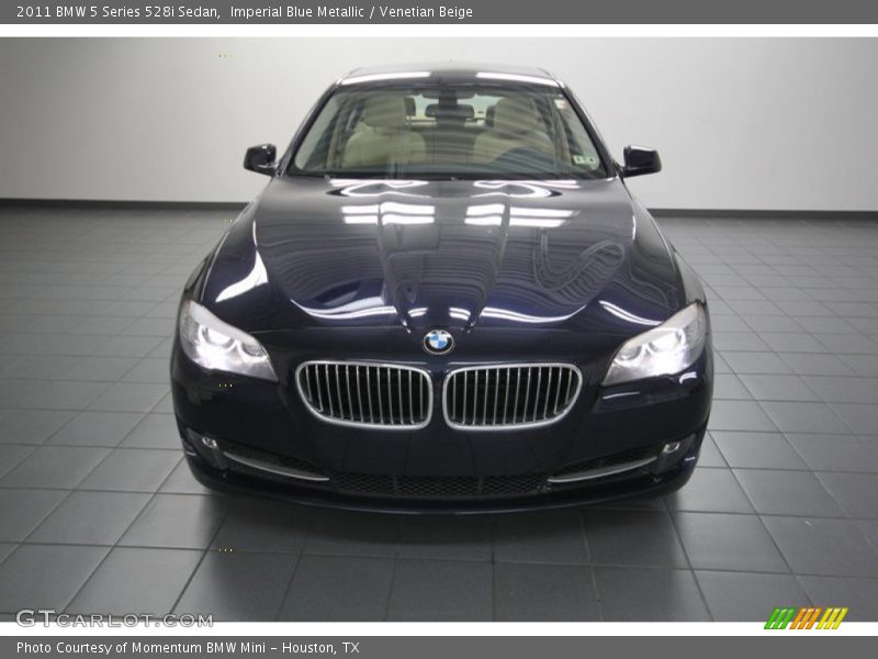 Imperial Blue Metallic / Venetian Beige 2011 BMW 5 Series 528i Sedan