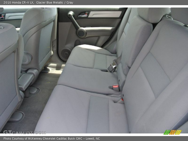 Glacier Blue Metallic / Gray 2010 Honda CR-V LX
