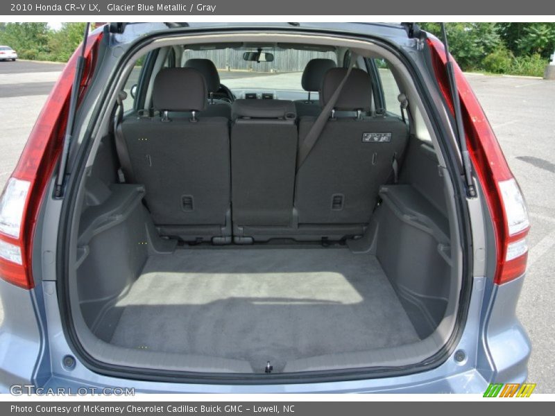Glacier Blue Metallic / Gray 2010 Honda CR-V LX