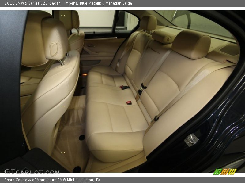 Imperial Blue Metallic / Venetian Beige 2011 BMW 5 Series 528i Sedan