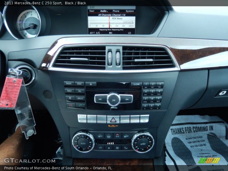 Black / Black 2013 Mercedes-Benz C 250 Sport
