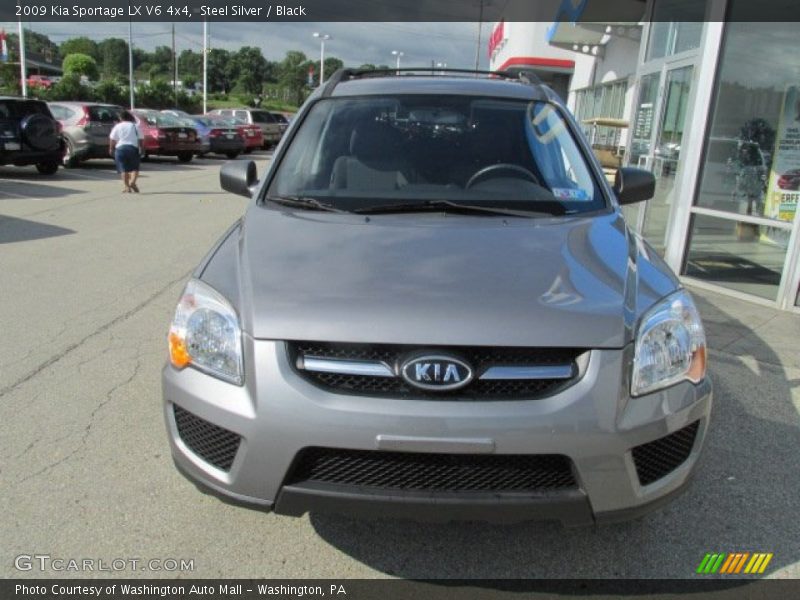 Steel Silver / Black 2009 Kia Sportage LX V6 4x4