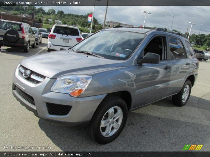 Steel Silver / Black 2009 Kia Sportage LX V6 4x4