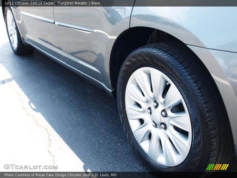 Tungsten Metallic / Black 2012 Chrysler 200 LX Sedan