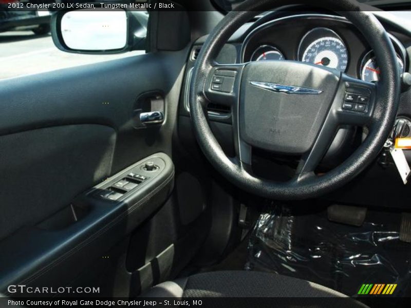 Tungsten Metallic / Black 2012 Chrysler 200 LX Sedan