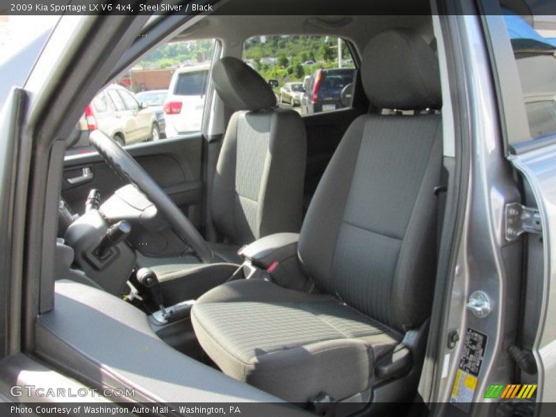 Front Seat of 2009 Sportage LX V6 4x4