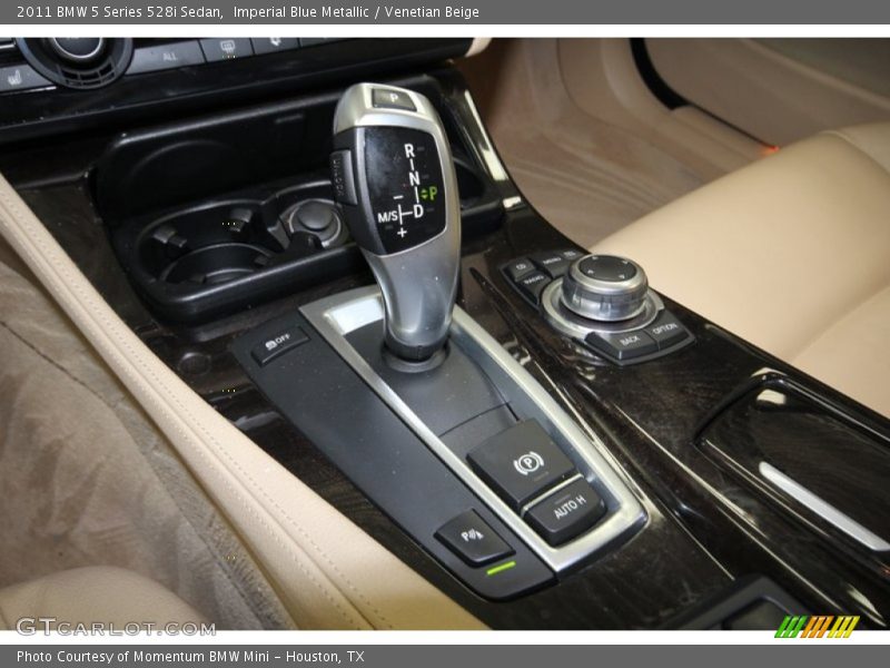 Imperial Blue Metallic / Venetian Beige 2011 BMW 5 Series 528i Sedan