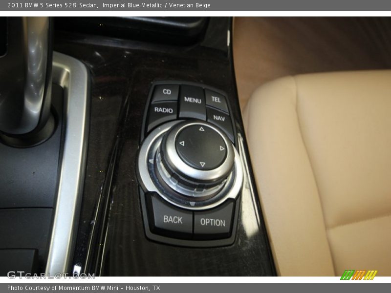 Imperial Blue Metallic / Venetian Beige 2011 BMW 5 Series 528i Sedan