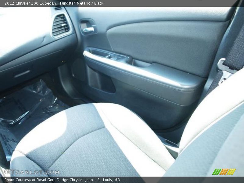 Tungsten Metallic / Black 2012 Chrysler 200 LX Sedan