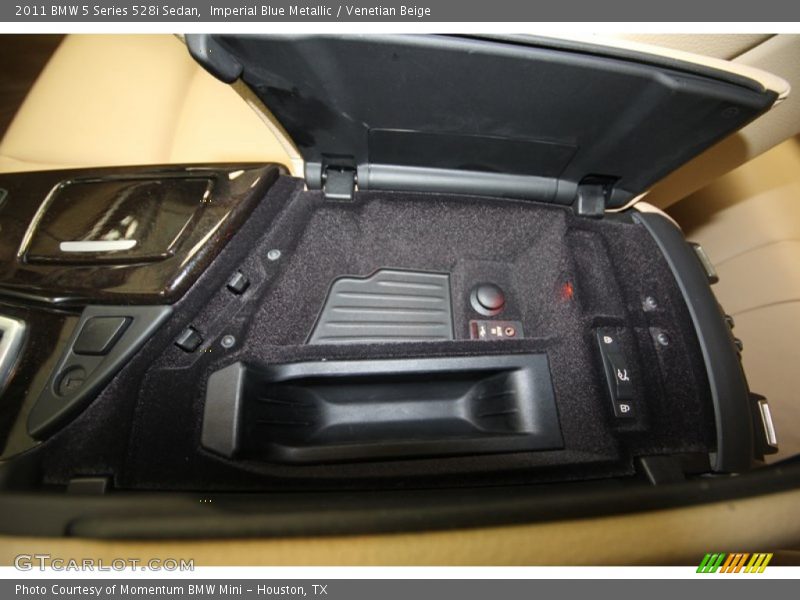 Imperial Blue Metallic / Venetian Beige 2011 BMW 5 Series 528i Sedan