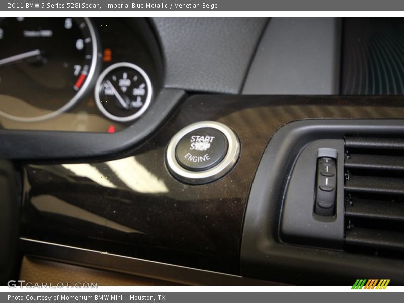 Imperial Blue Metallic / Venetian Beige 2011 BMW 5 Series 528i Sedan