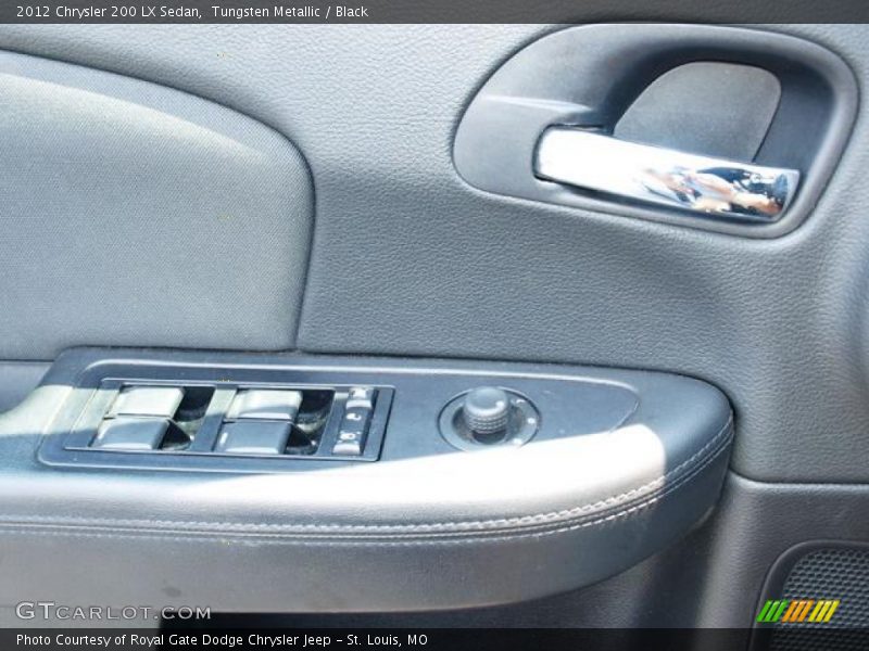 Tungsten Metallic / Black 2012 Chrysler 200 LX Sedan