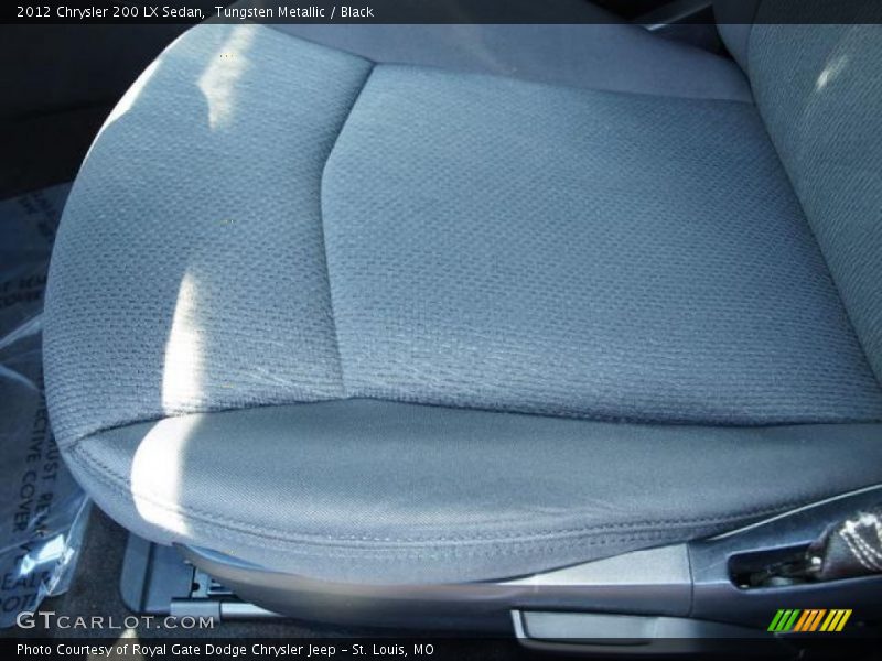 Tungsten Metallic / Black 2012 Chrysler 200 LX Sedan