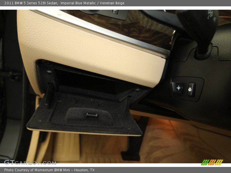Imperial Blue Metallic / Venetian Beige 2011 BMW 5 Series 528i Sedan