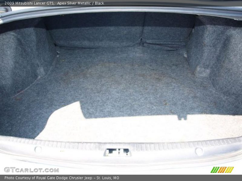 Apex Silver Metallic / Black 2009 Mitsubishi Lancer GTS