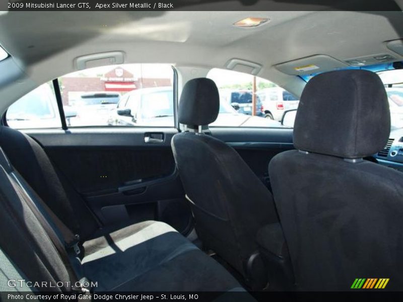 Apex Silver Metallic / Black 2009 Mitsubishi Lancer GTS