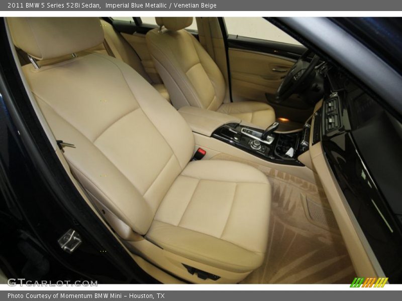 Imperial Blue Metallic / Venetian Beige 2011 BMW 5 Series 528i Sedan