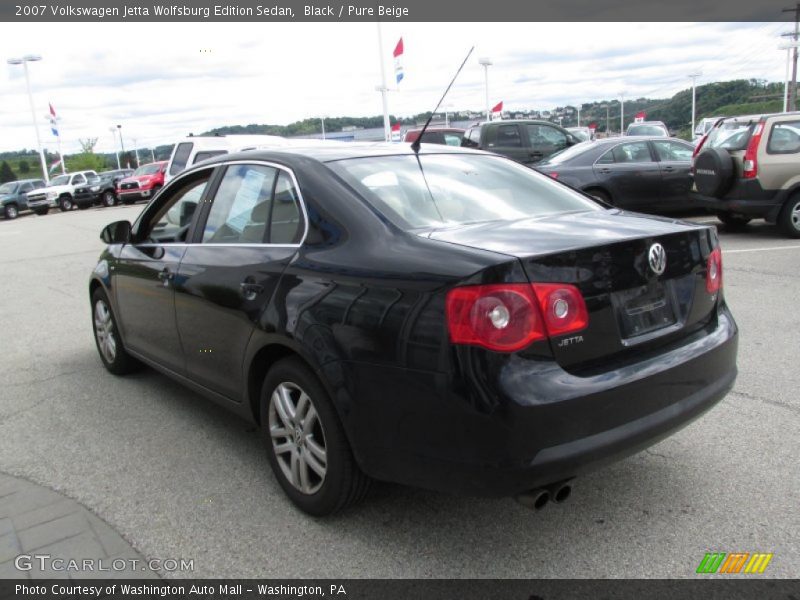 Black / Pure Beige 2007 Volkswagen Jetta Wolfsburg Edition Sedan