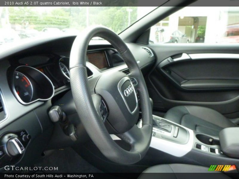 Ibis White / Black 2010 Audi A5 2.0T quattro Cabriolet
