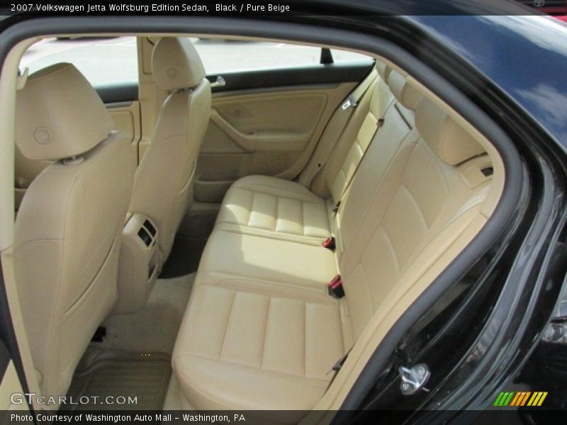 Rear Seat of 2007 Jetta Wolfsburg Edition Sedan