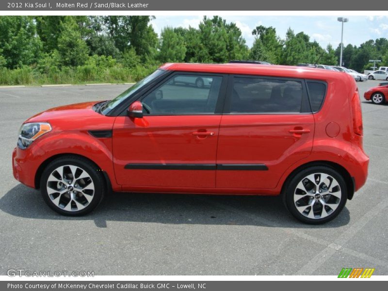 Molten Red / Sand/Black Leather 2012 Kia Soul !
