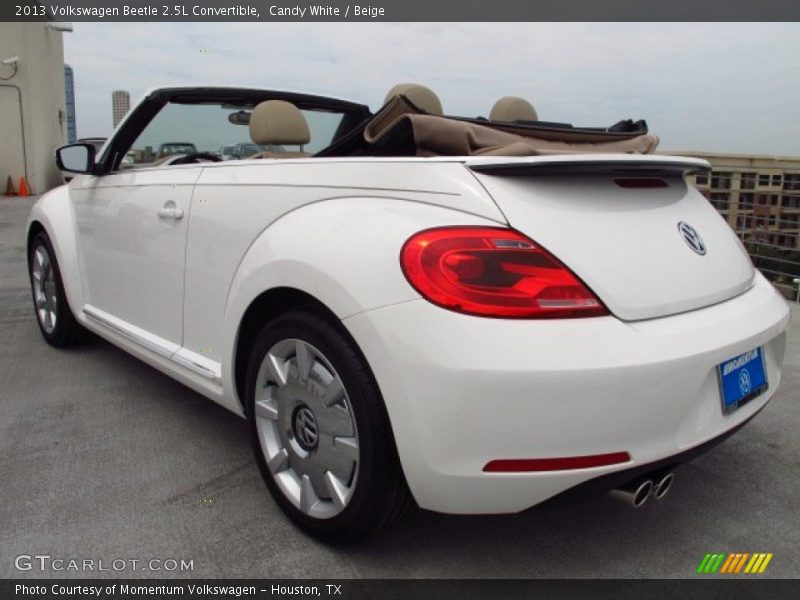 Candy White / Beige 2013 Volkswagen Beetle 2.5L Convertible
