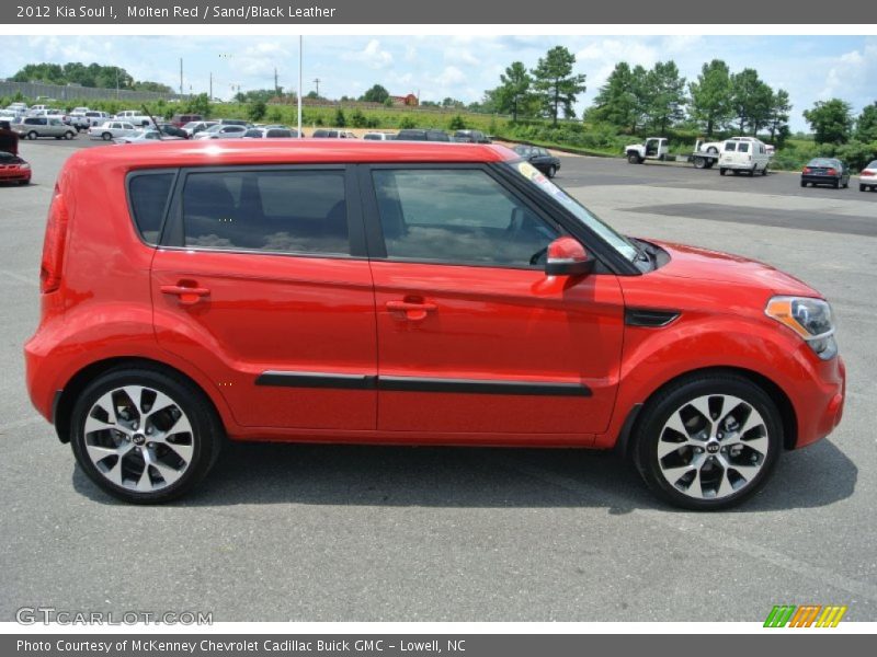 Molten Red / Sand/Black Leather 2012 Kia Soul !
