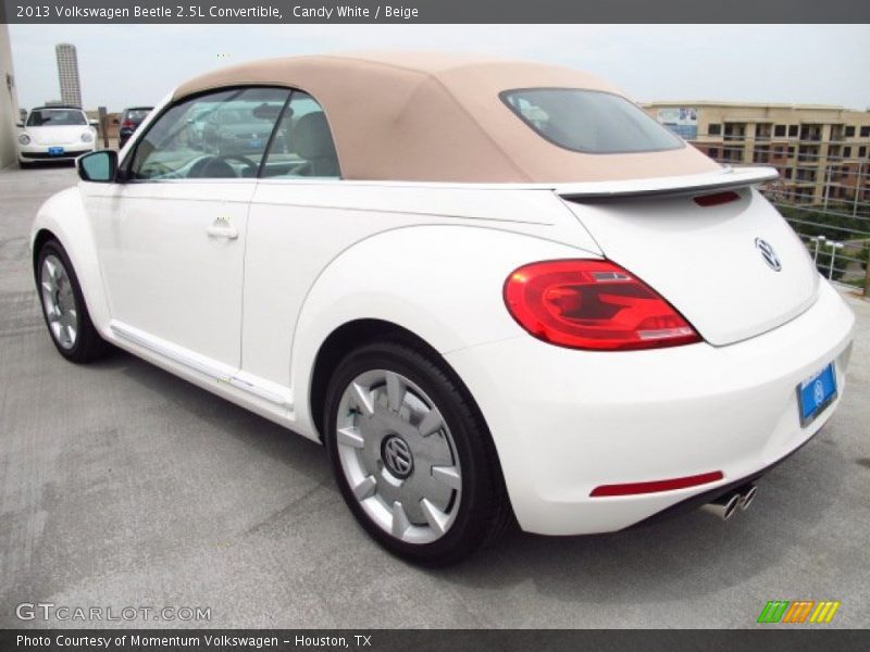 Candy White / Beige 2013 Volkswagen Beetle 2.5L Convertible