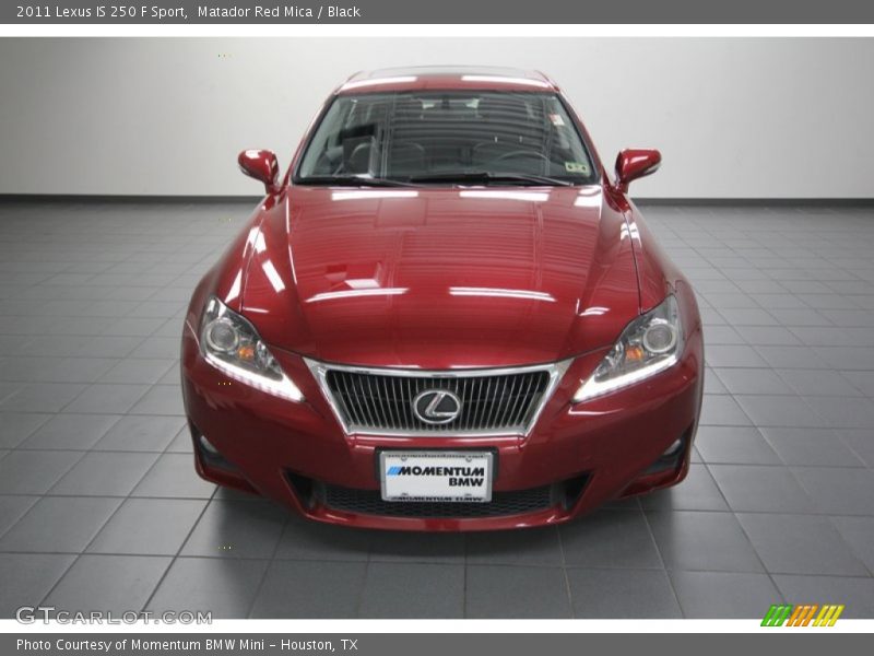 Matador Red Mica / Black 2011 Lexus IS 250 F Sport