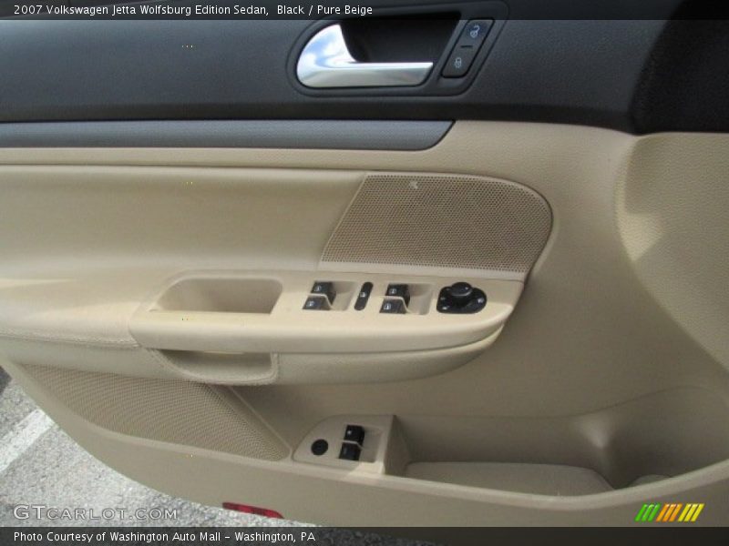 Black / Pure Beige 2007 Volkswagen Jetta Wolfsburg Edition Sedan