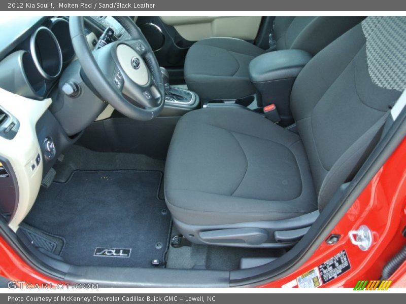 Molten Red / Sand/Black Leather 2012 Kia Soul !