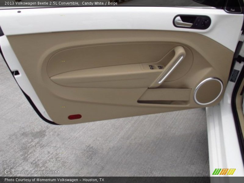 Candy White / Beige 2013 Volkswagen Beetle 2.5L Convertible
