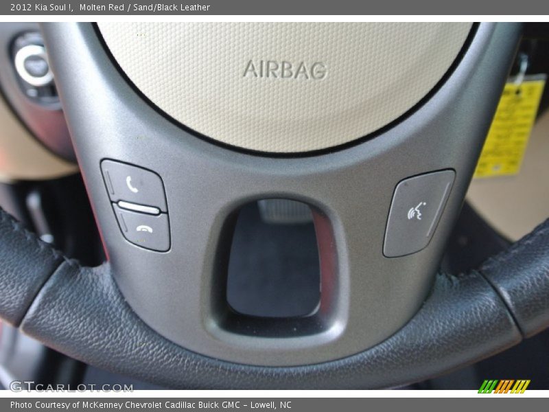 Molten Red / Sand/Black Leather 2012 Kia Soul !