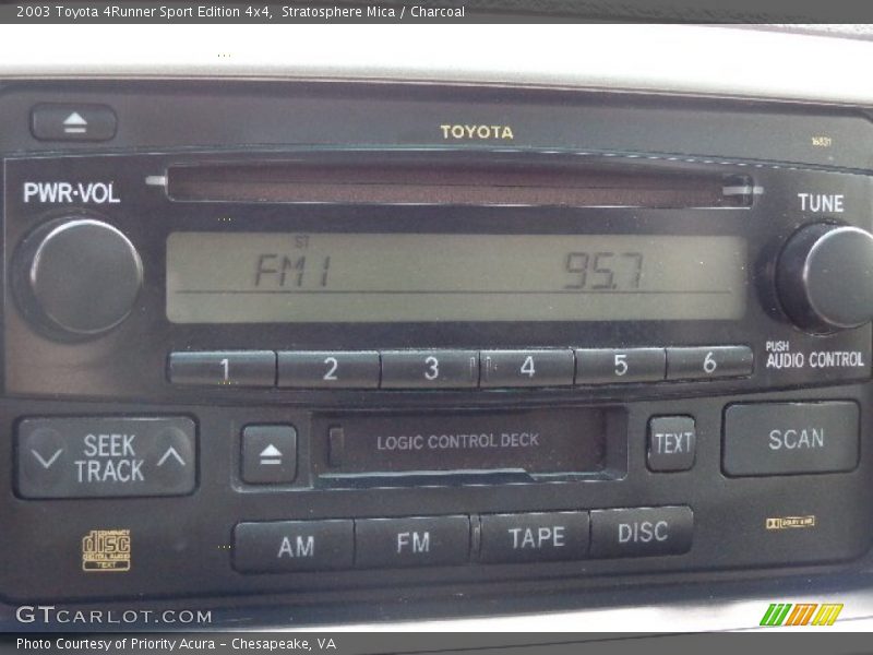 Stratosphere Mica / Charcoal 2003 Toyota 4Runner Sport Edition 4x4
