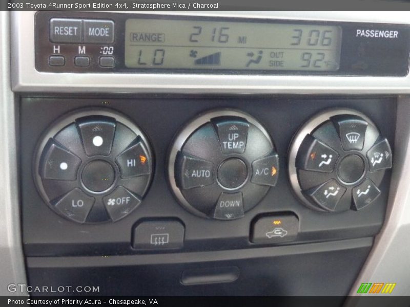 Stratosphere Mica / Charcoal 2003 Toyota 4Runner Sport Edition 4x4