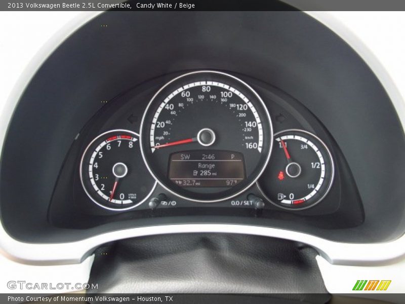 Candy White / Beige 2013 Volkswagen Beetle 2.5L Convertible