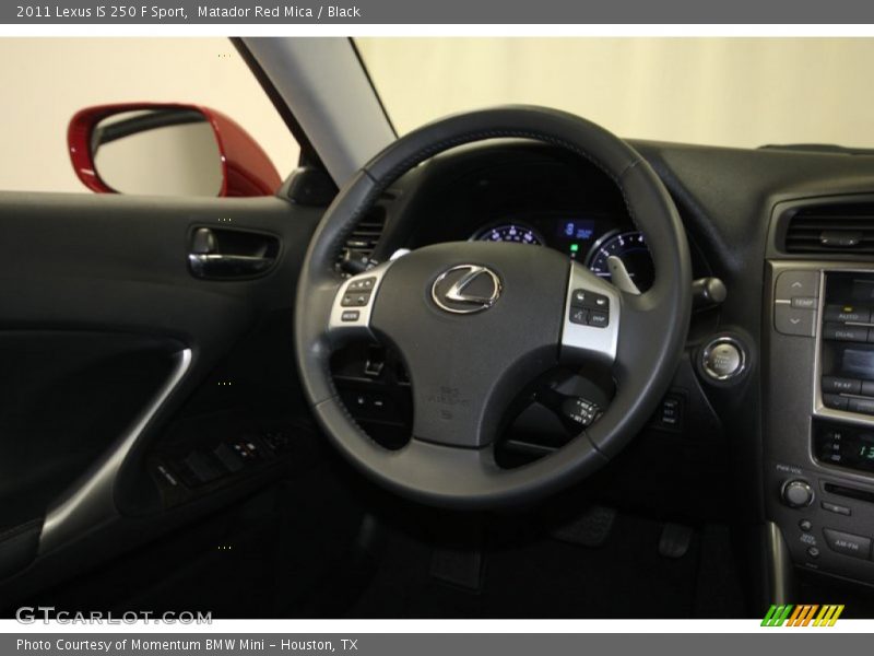 Matador Red Mica / Black 2011 Lexus IS 250 F Sport