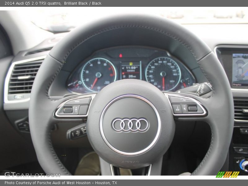 Brilliant Black / Black 2014 Audi Q5 2.0 TFSI quattro