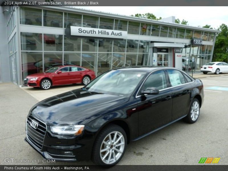 Brilliant Black / Black 2014 Audi A4 2.0T quattro Sedan
