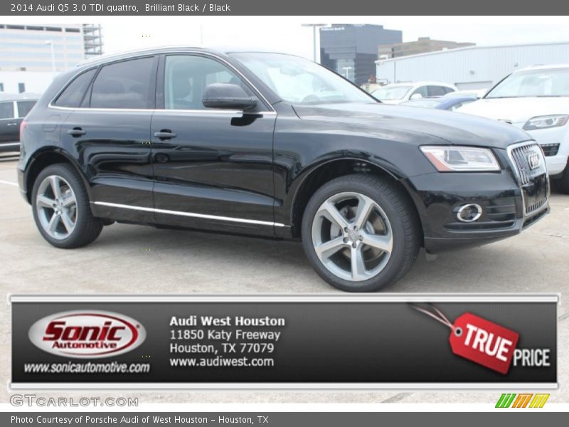 Brilliant Black / Black 2014 Audi Q5 3.0 TDI quattro