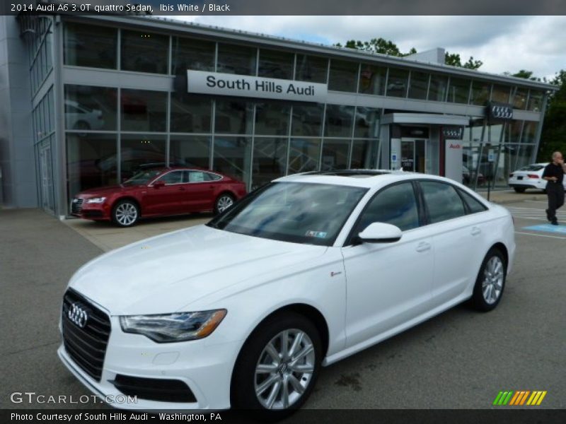 Ibis White / Black 2014 Audi A6 3.0T quattro Sedan