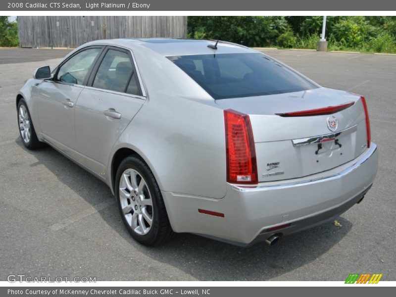 Light Platinum / Ebony 2008 Cadillac CTS Sedan