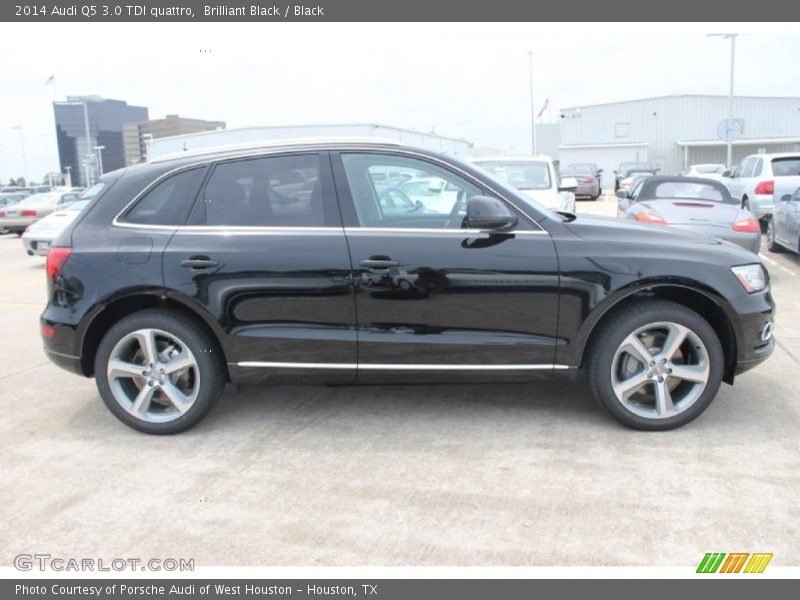 Brilliant Black / Black 2014 Audi Q5 3.0 TDI quattro