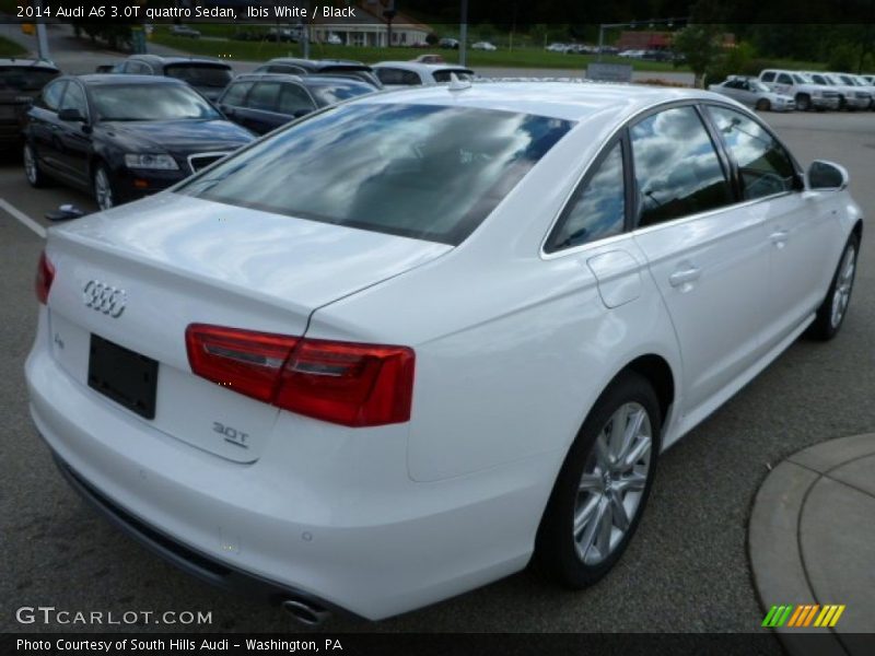 Ibis White / Black 2014 Audi A6 3.0T quattro Sedan