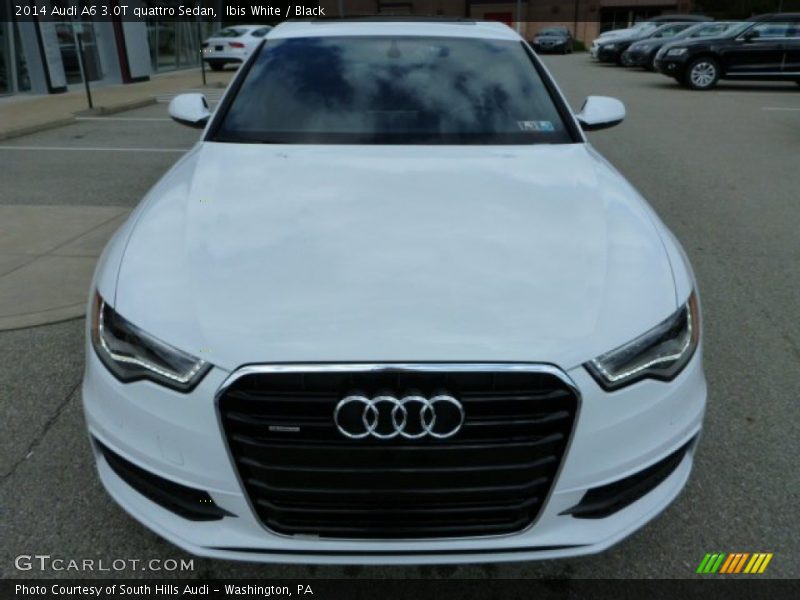 Ibis White / Black 2014 Audi A6 3.0T quattro Sedan