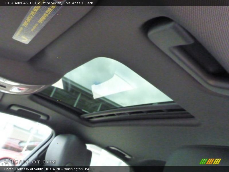 Ibis White / Black 2014 Audi A6 3.0T quattro Sedan